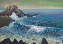 Artist Terry Matassoni - Paintings - Flinders seascape (2021)