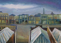 Artist Terry Matassoni - Paintings - Nearby street (2022)