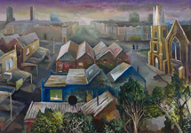 Artist Terry Matassoni - Paintings - Neighbourhood (2022)