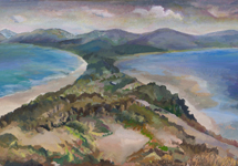 Artist Terry Matassoni - Paintings - Tasmanian break (2022)