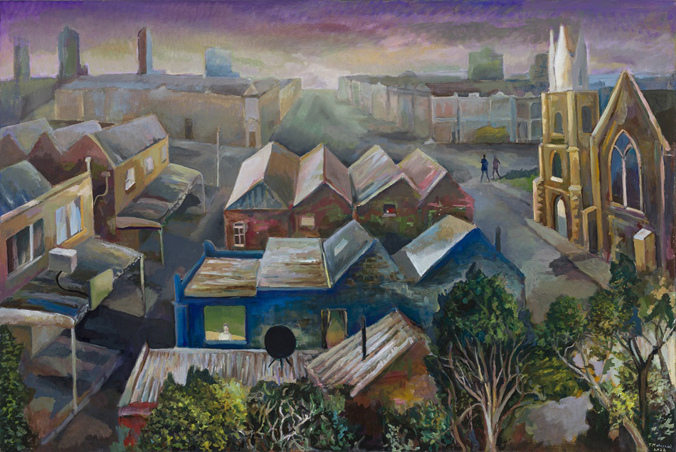 Artist Terry Matassoni - Paintings - Neighbourhood