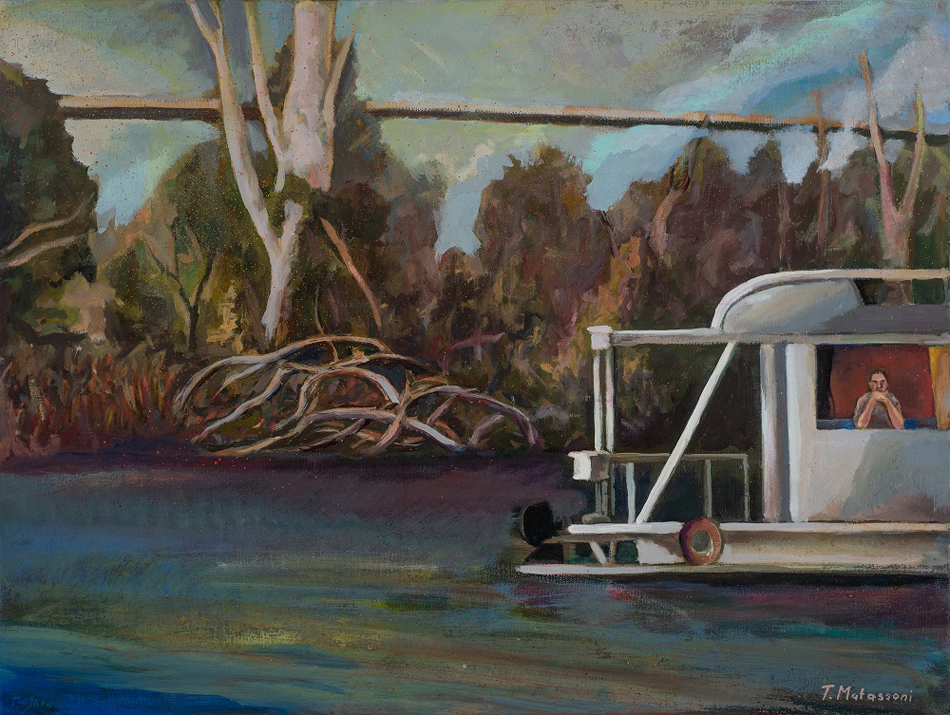 Artist Terry Matassoni - Paintings - On the river