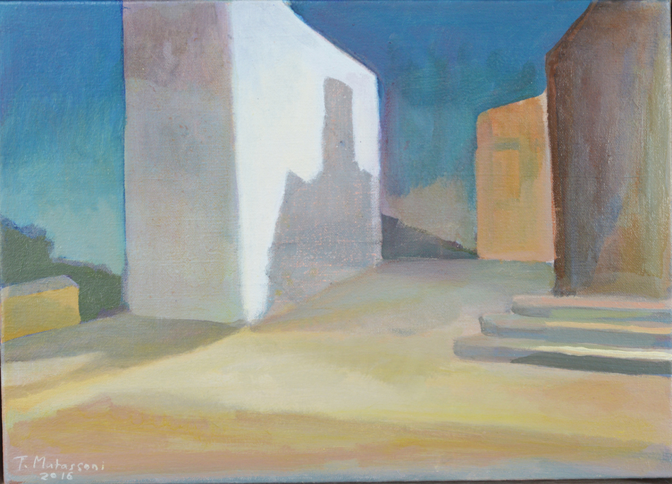 Artist Terry Matassoni - Paintings - The square